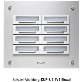 Elcom UP-Klingelplatte KUP-2/1 EV1