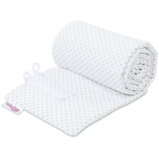 babybay Nestchen Stoff Weiß / Grau