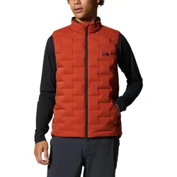 Weste Stretchdown Vest Herren - orange L