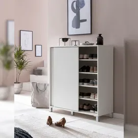 FineBuy SV51780 100 x 108 x 38 cm weiß / weiß