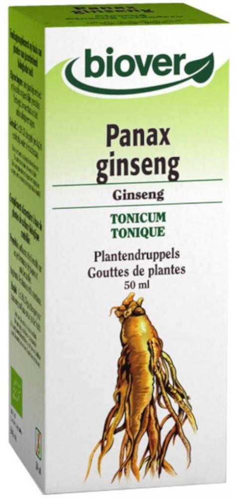 Biover Ginseng (Panax Ginseng) Teinture mère Bio 50 ml teinture(s)