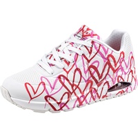 SKECHERS Uno - Spread the Love white/red/pink 39