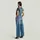 G-Star Cinch Dungaree Wide Jumpsuit - Dunkelblau - Damen - M