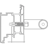 KWS Befestigungszubehör S24 - einseitig, M8, Edelstahl