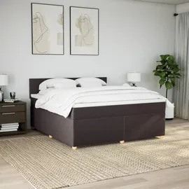 vidaXL Boxspringbett 180 x 200 cm Braun