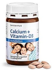 Compresse da masticare di calcio+vitamina D3 - 107 g