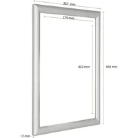 Update displays Klapprahmen silber 32,7 x 45,0 cm