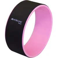 Mobiclinic Mobiclinic®, Yoga Rad, Europäische Marke, Verbessert ihre flexibilität und ausdauer, 30 x 13 cm, Anti-rutsch, Multifunktional, Leicht waschbar, Schwarz rosa