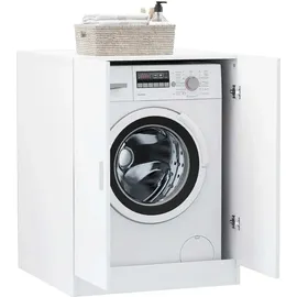 vidaXL Waschmaschinenschrank Weiß
