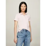 Tommy Hilfiger Poloshirt Slim Pique Polo Ss S/S Polos, Whimsy Pink, XL