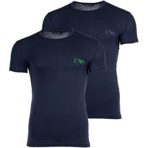 Emporio Armani Herren T-Shirt 2er Pack BOLD MONOGRAM,