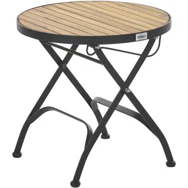 Beliani Bistro Set 3-tlg. Hellbraun
