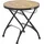 Beliani Bistro Set 3-tlg. Hellbraun