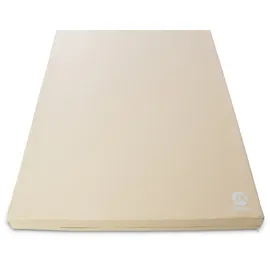 JEFlex - beige Weichbodenmatte & Turnmatte 200 x 100 x 8 cm MADE IN GERMANY/Gymnastikmatte/platzsparende Fitnessmatte & Yogamatte/dicke Sportmatte für Kinderzimmer