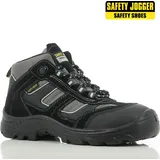 Safety Jogger S3 Stiefel, Unisex, Echt Leder, Schwarz Gr. 46