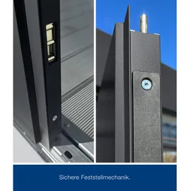 hörmann stauraumsysteme Juno Gerätehaus 3,10 x 2,14 m Anthrazitgrau