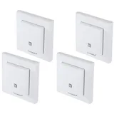 eQ-3 HOMEMATIC IP Smart Home 150181A0, Temp. und Luftfeucht. Sensor, 4 Stück