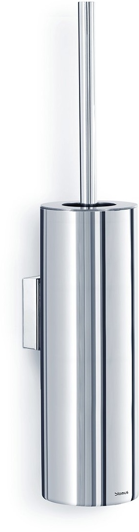Blomus 68836 WC-Bürste Nexio wandmontiert oder mit Deckel, edelstahl poliert, Höhe 46 cm