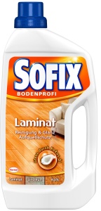 SOFIX Laminat Laminatreiniger, Bodenreiniger mit 3in1 Rezeptur, 1 Liter - Flasche