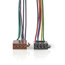Nedis ISO-Adapter-Kabel - ISO Kompatibilität: Standard - 0.15 m - Rund - PVC - Box