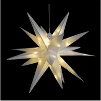 Mojawo 3D Weihnachtsstern 100 cm weiß