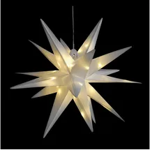 Mojawo 3D Weihnachtsstern 100 cm weiß