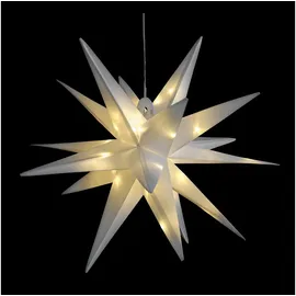 Mojawo 3D Weihnachtsstern 100 cm weiß