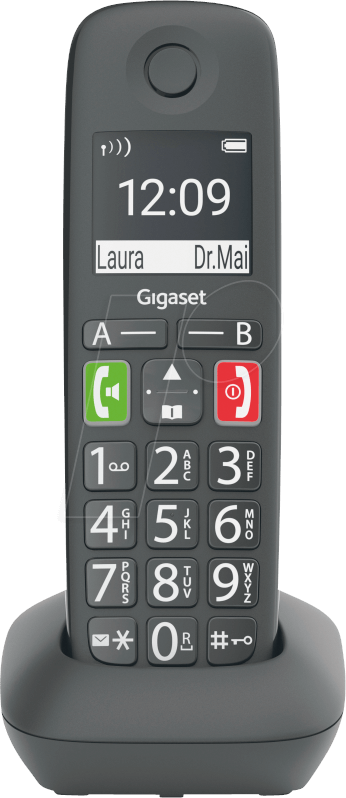 GIGASET E290HX - Telefon-Mobilteil, mit Ladeschale, CAT-iq fähig