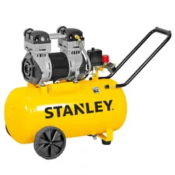 Stanley DST 240/8/50 - Elektrischer Kompressor auf Wagen leise