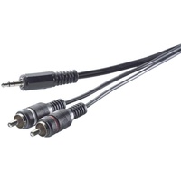 SpeaKa Professional SP-7869912 Cinch / Klinke Audio Anschlusskabel [2x