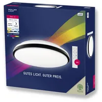 Müller-Licht Taro+ 40 24 W rund schwarz/weiß