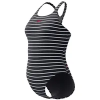 Speedo Endurance+ Printed Medalist Badeanzug für Damen, Anthracite, 38