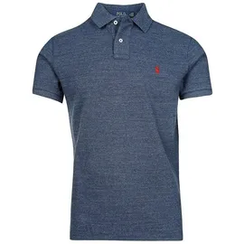Ralph Lauren Polo Ralph Lauren Herren. Polo-Shirt blau meliert Slim Fit, blau, NOS
