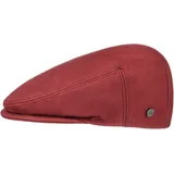 LIERYS Lederflatcap Herren Made in Italy Gefütterte Schirmmütze Rindleder Herbst/Winter Bordeaux 59 cm - 59
