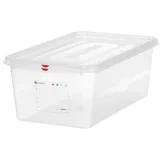 HENDI Gn 1/1 Behälter, Polypropylen, GN 1/1, 28L, Transparent, 530x325x(H)200mm,