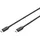 Digitus USB 2.0 USB-C® Stecker, USB-C® Stecker 1.00 m Schwarz AK-300138-010-S