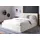 home collective Polsterbett, Bett mit Stauraum, Stauraumbett mit Lattenrost gepolstert Bett mit Kopfteil Doppelbett | Gasdruckfedern... - Beige