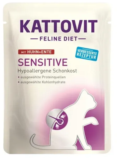 Kattovit PB Feline Diet Sensitive Huhn & Ente 24x85g