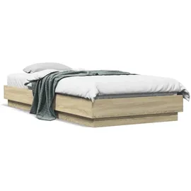 vidaXL Sonoma-Eiche 90 x 200 cm Grey