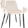 CLP Esszimmerstuhl Victoria Samt-Bezug creme