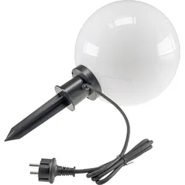 ChiliTec Wegeleuchte CT-GL30cm, Kunststoff, weiß, mit E27-Fassung, 230V, für außen, 30 cm