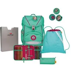 DERDIEDAS 8505152 5-teiliges Schulrucksack-Set Ergoflex Peppermint Pony