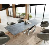 DeLife Edge 200-300 x 78 x 100 cm grau