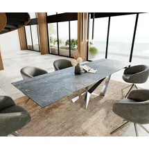 DeLife Edge 200-300 x 78 x 100 cm grau