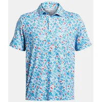 Under Armour Polo Playoff 3.0, weiß/blau - s