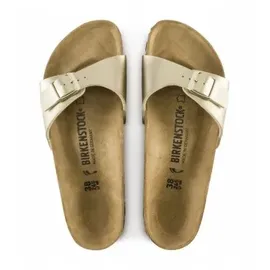 Birkenstock Madrid Birko-Flor schmal gold 42