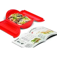 Lékué Dampfbox-Set 3,4 Personen + spanisches Rezeptbuch