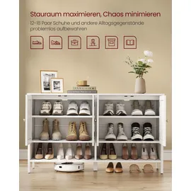 VASAGLE Schuhschrank 35 x 80 x 70 cm grau / grau