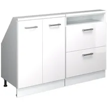 Vicco Rion 120 x 81,6 x 46 cm Weiß Hochglanz