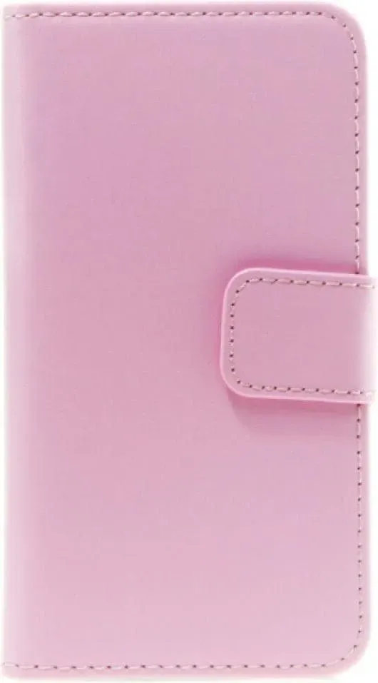 NoName Slim Book Case Leather for Sony Xperia Z3 Compact pink (Sony Xperia Z3 Compact), Smartphone Hülle, Rosa